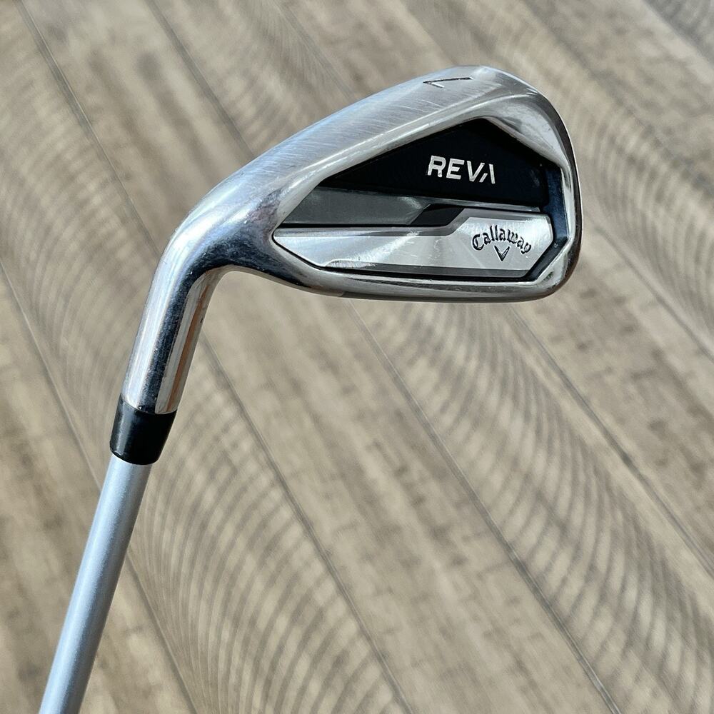 Left-Handed Women's Callaway REVA Single 7-Iron Ladies Graphite Shaft 36.5”